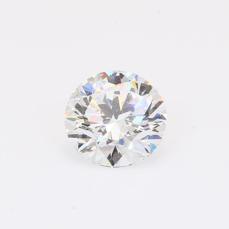 1.53 Carat brilliant-cut round white lab-grown IGI-certified diamond