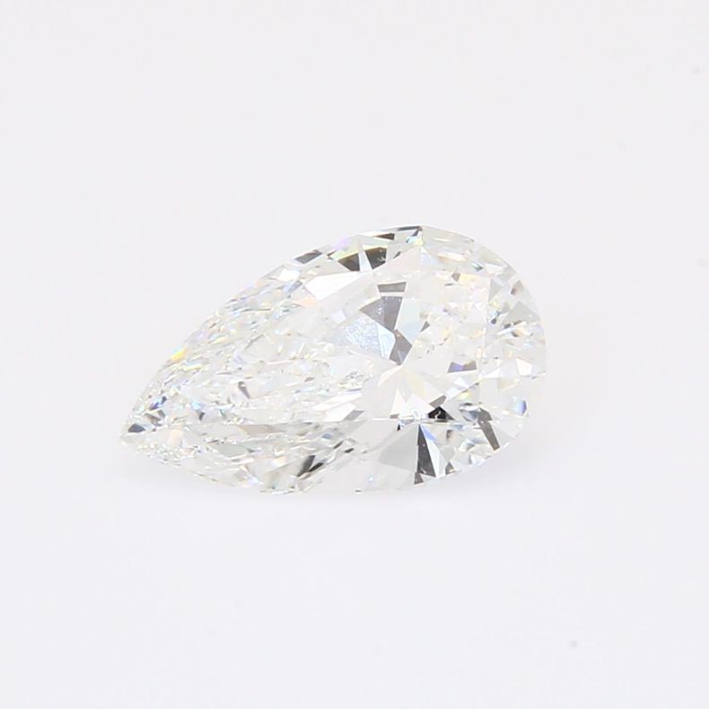 1.50 Carat pear-cut white lab-grown IGI-certified diamond