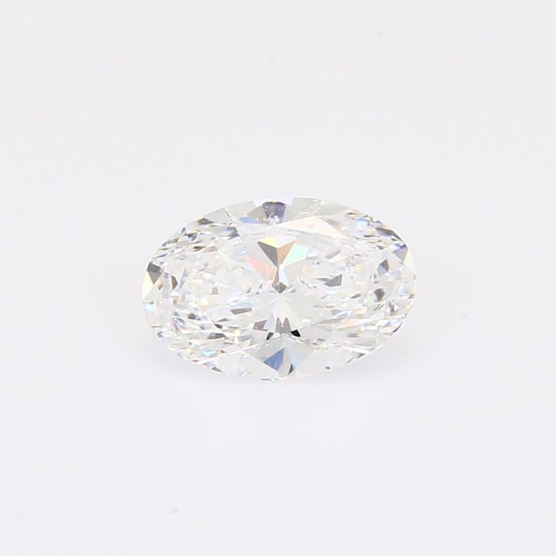1.03 Carat oval-cut white lab-grown IGI-certified diamond
