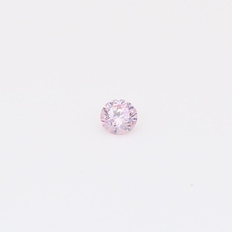 0.07 Carat round-cut FPP Argyle pink diamond