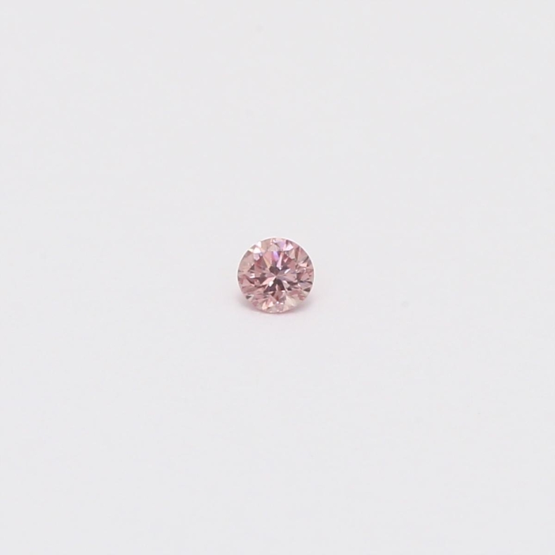 0.05 Carat round cut FIP Argyle pink diamond