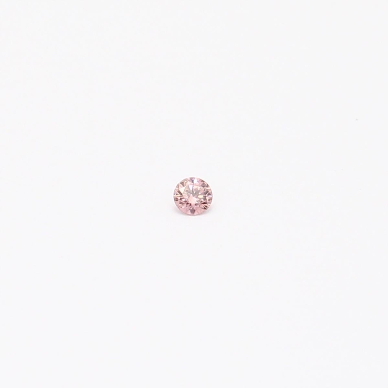 0.02 Carat round-cut FIP Argyle pink diamond