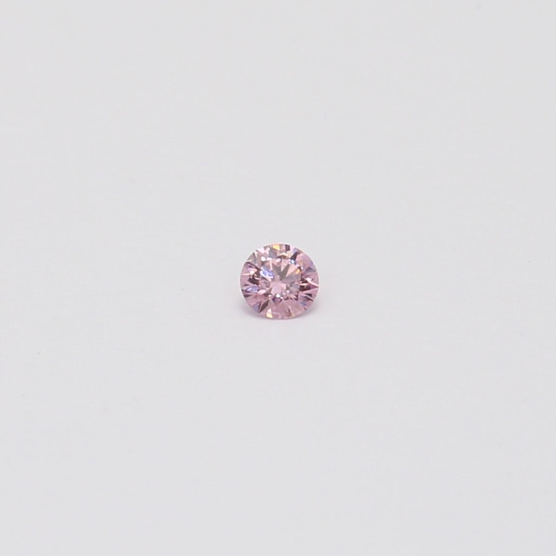 0.05 Carat round-cut FPP Argyle pink diamond