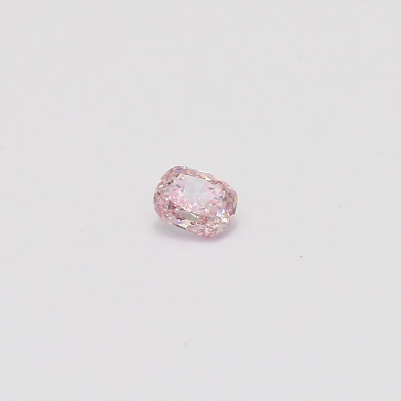 0.16 Carat cushion-cut FPP GIA-certified pink diamond
