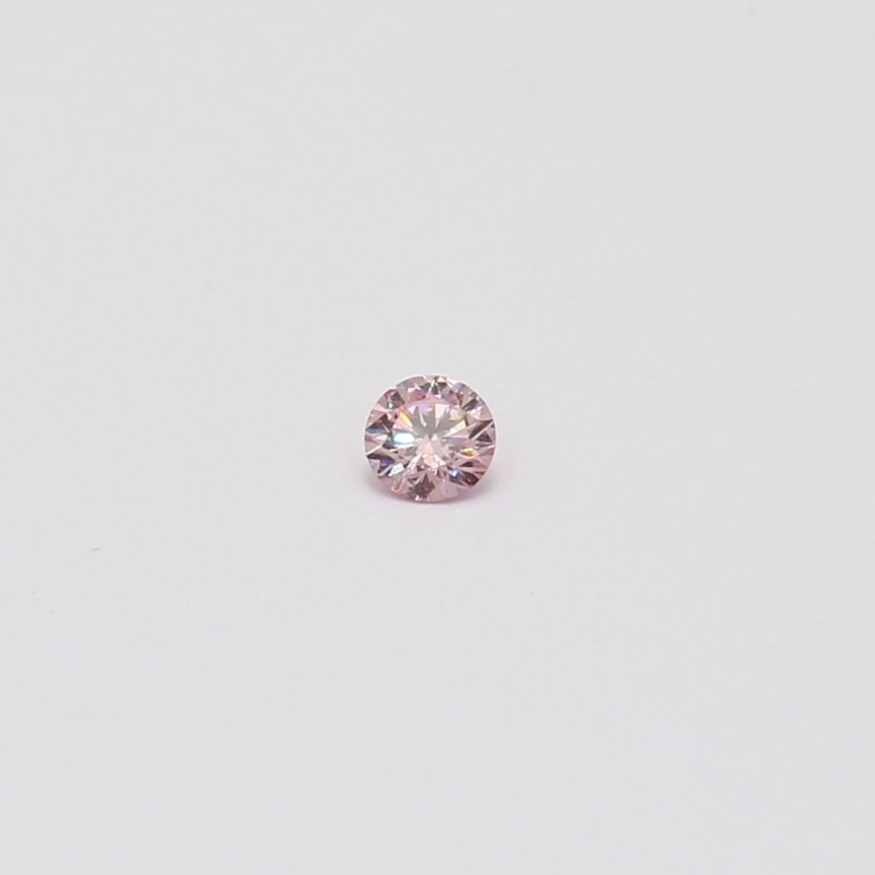 0.065 Carat round-cut FPP Argyle pink diamond