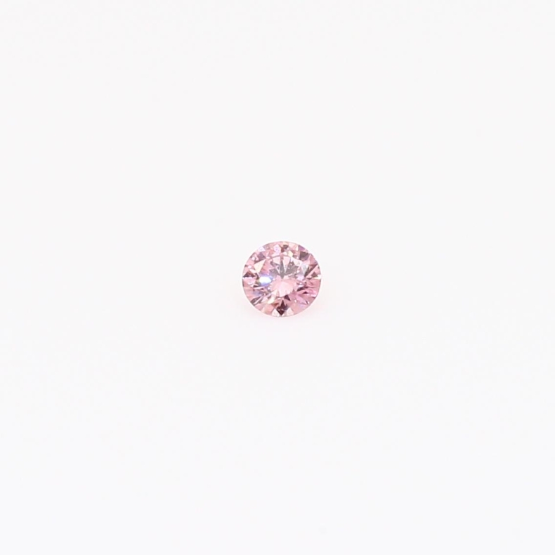 0.05 Carat round-cut FIPP Argyle pink diamond