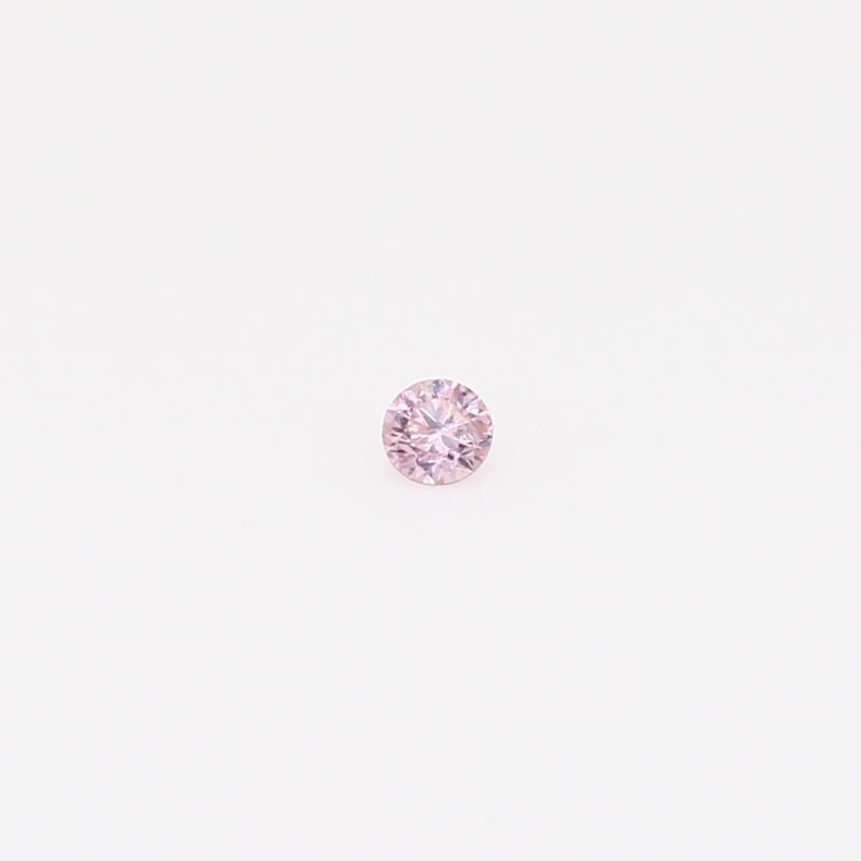 0.04 Carat round-cut FPP Argyle pink diamond